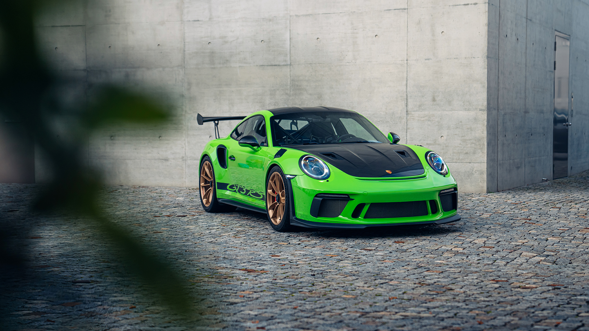 Porsche 911 GT3 RS in a dramatic automotive setting