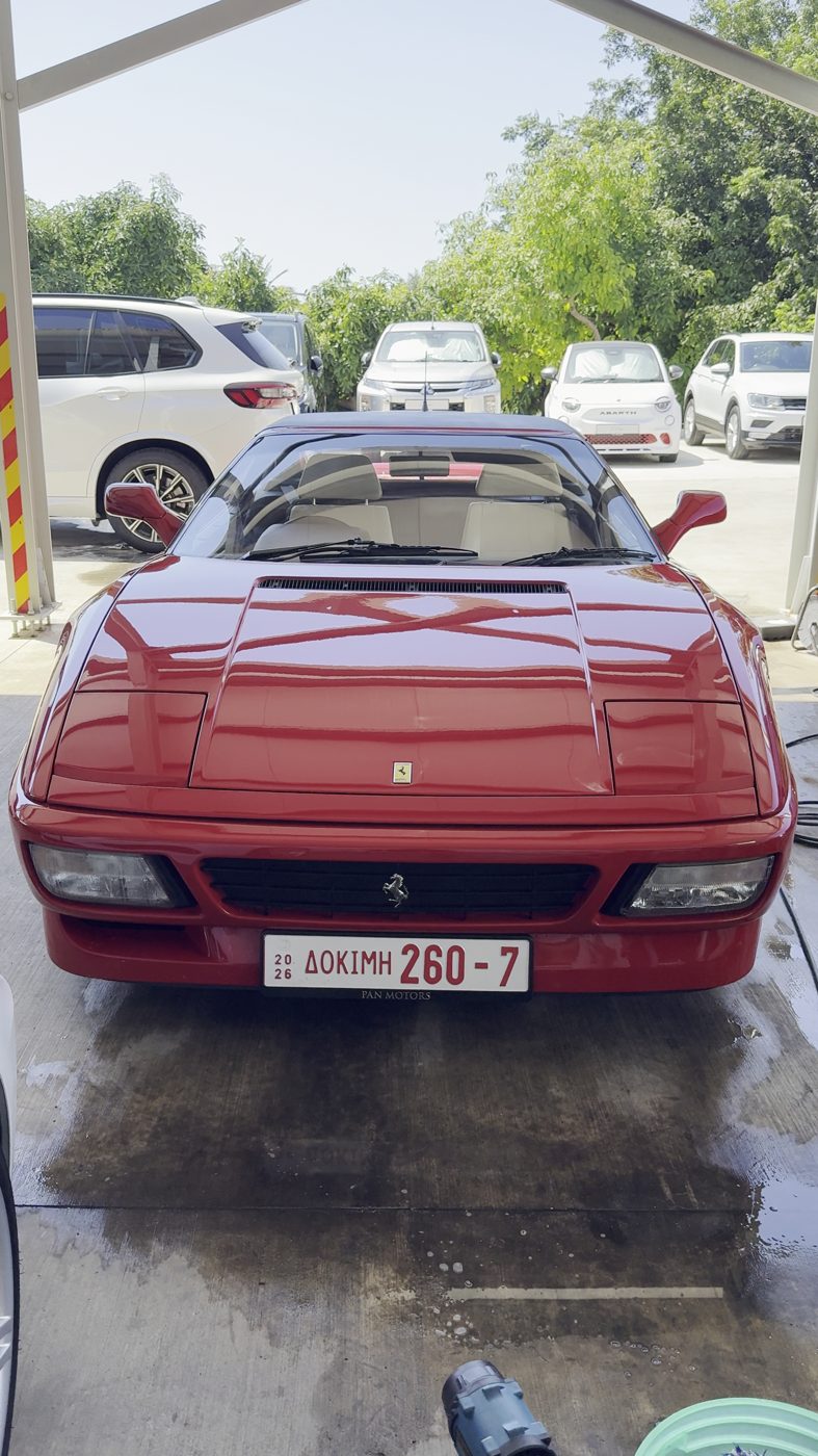 Ferrari after detailing