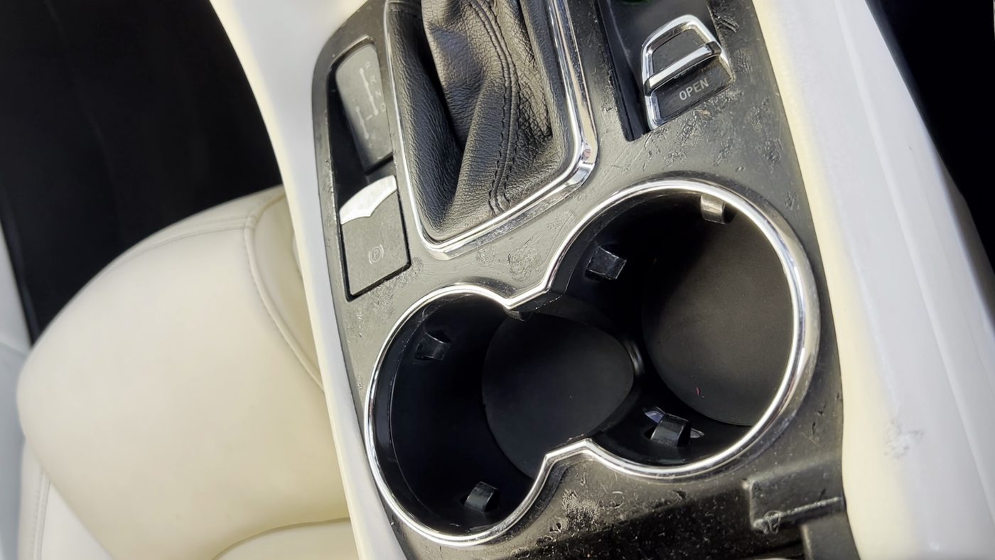 Maserati console before detailing
