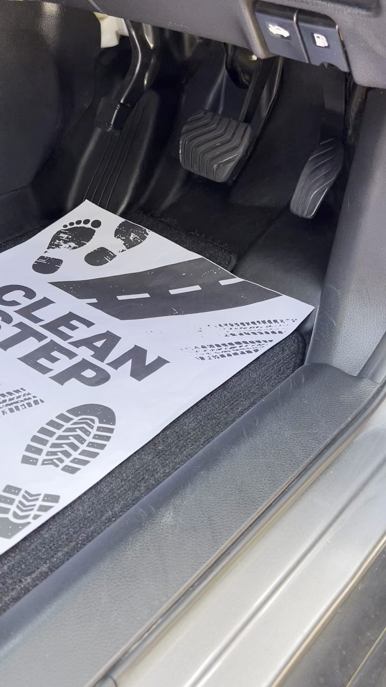 Nissan pedals after detailing