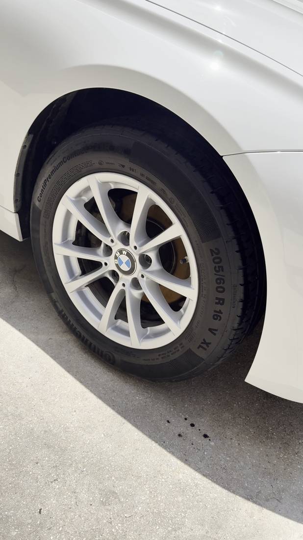 BMW alloy wheel after detailing