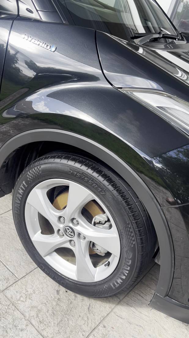 Detailed Toyota C-HR alloy wheel, second view
