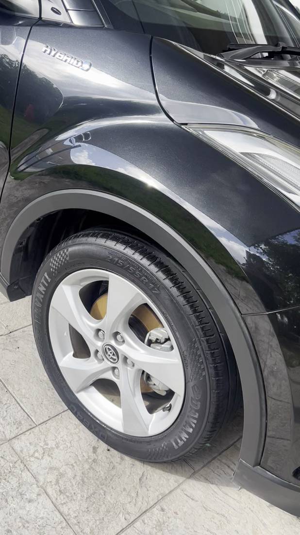 Detailed Toyota C-HR alloy wheel, third view